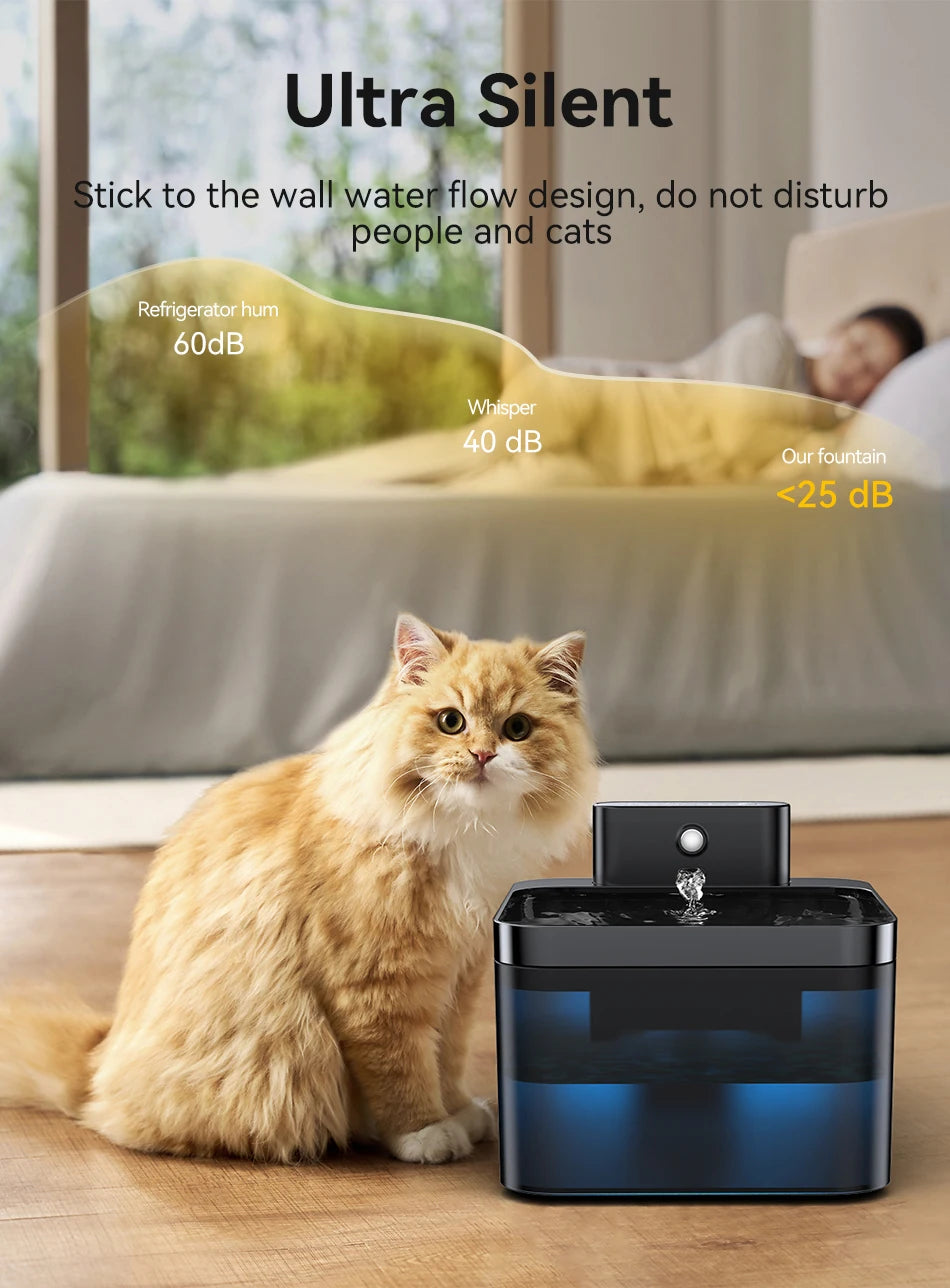 Kablosuz Otomatik Kedi Su Pınarı – Akıllı ve Hijyenik Su Dağıtıcı 🐱💧