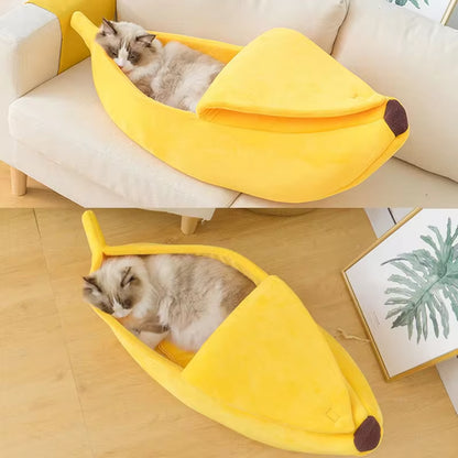 Banana Cat Bed House