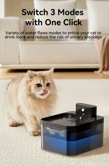 Kablosuz Otomatik Kedi Su Pınarı – Akıllı ve Hijyenik Su Dağıtıcı 🐱💧
